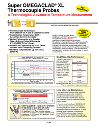 Thumbnail of document Data Sheet - TJ36 High Temp Low Drift Thermocouple Probes w/Lead Wire